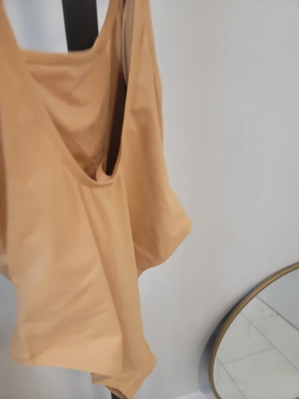 Skims Signature Swim Scoop Neck One Piece Women's L Ochre SW-SNO-0044 G72